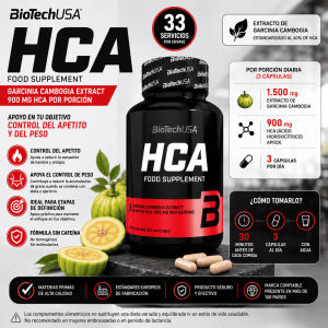 Garcinia Cambogia HCA BioTechUSA 100 cáps quemador grasa