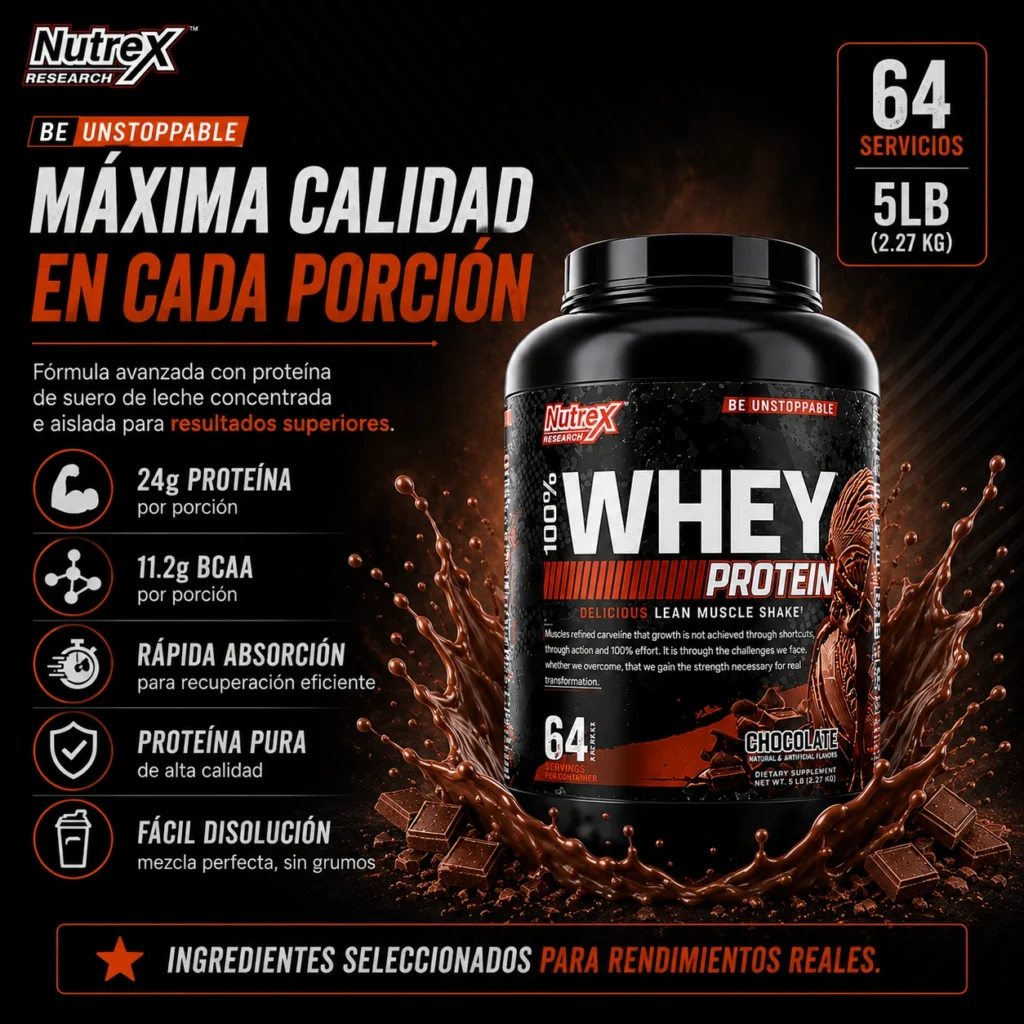 Proteína Whey 5 lb Nutrex