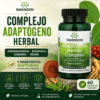 Complejo Adaptógeno Swanson 60 cápsulas veganas con Ashwagandha Rhodiola Ginseng Reishi Astragalus y Schisandra