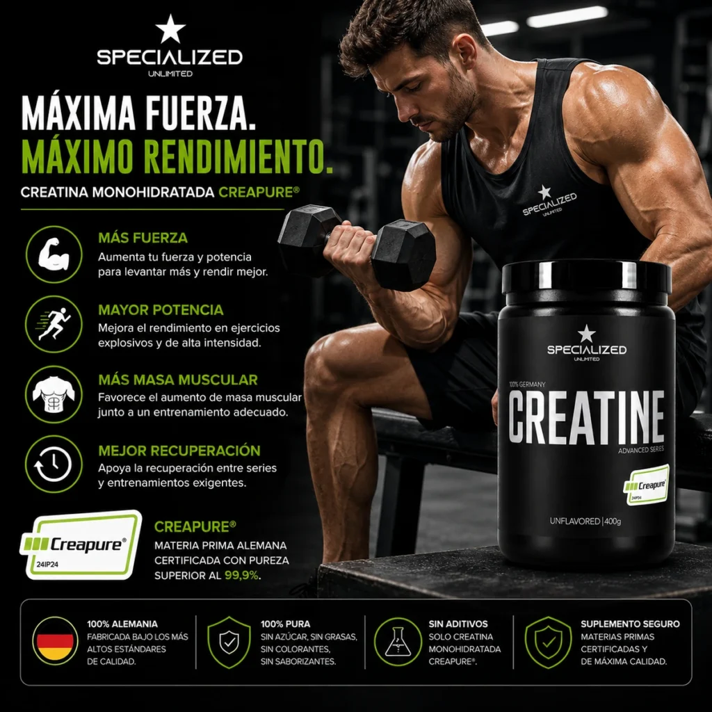 Creatina Creapure 400 g Specialized Unlimited