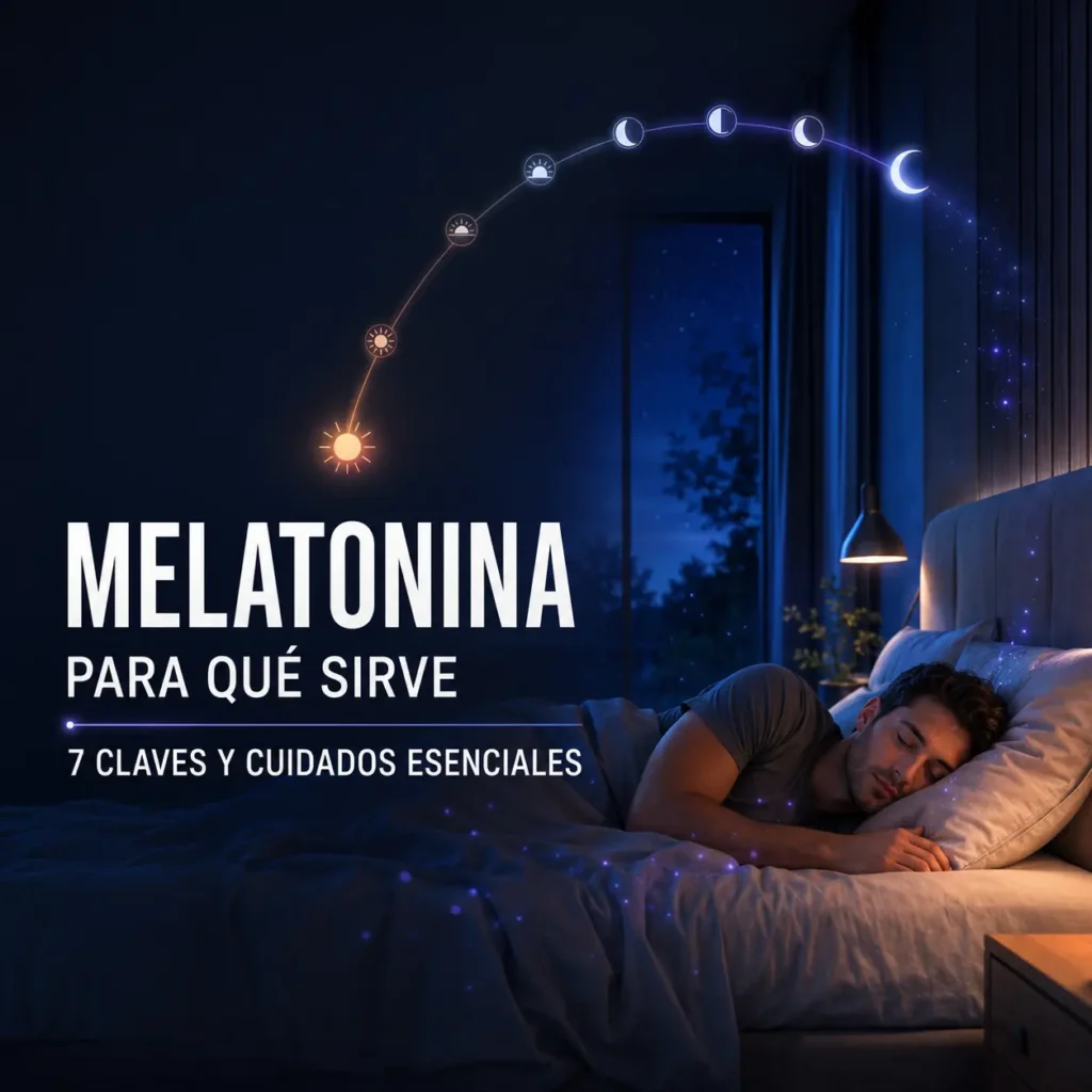 Melatonina para qué sirve, claves y cuidados esenciales para el sueño