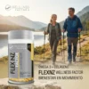Omega 3 con colágeno FlexNz Wellness Factor 60 cápsulas junto a adultos caminando al aire libre