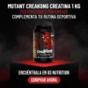 Mutant CreaKong Creatina 1 kg con 250 porciones por envase.