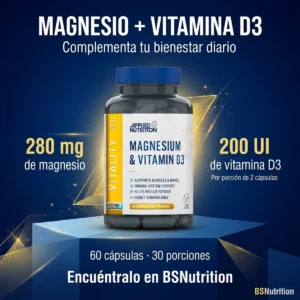 Magnesio con Vitamina D3 Applied Nutrition
