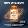 Vitamina C 1000 mg Sundown, frasco de 133 comprimidos.
