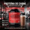 Proteína de carne Carnivor MuscleMeds 4 lbs, suplemento en polvo con 23 g de proteína por porción