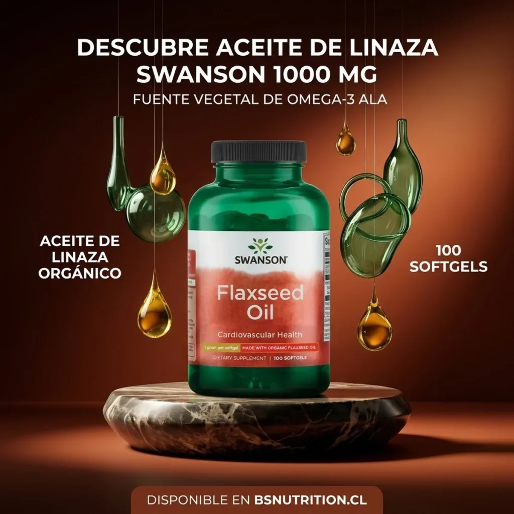 Aceite de Linaza Swanson 1000 mg