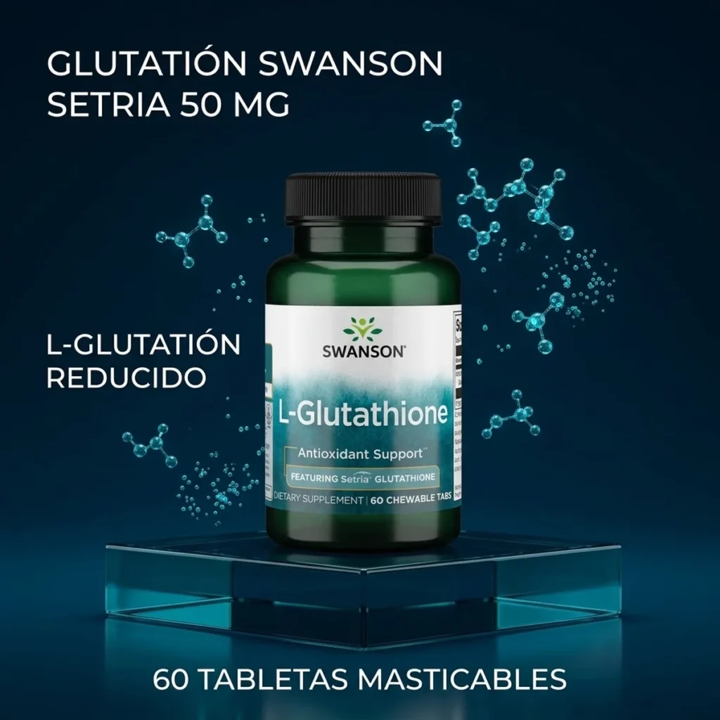 Glutatión Swanson Setria 50 mg