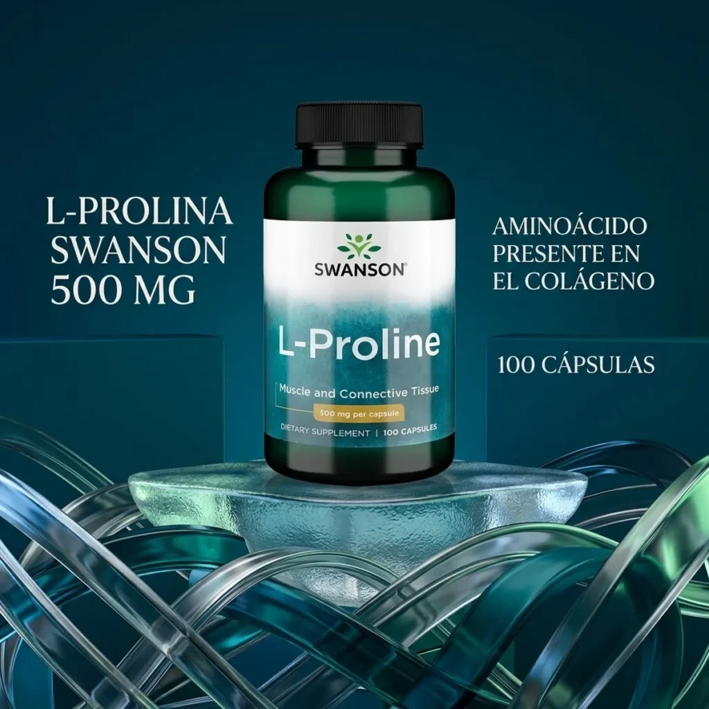 L-Prolina Swanson 500 mg